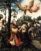 CRANACH, Lucas the Elder The Annunciation to Joachim rrt oil painting artist